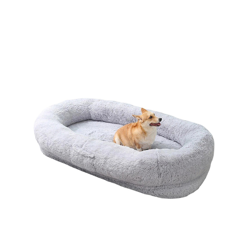 Katil tidur anjing yang lembut dan boleh dibasuh 