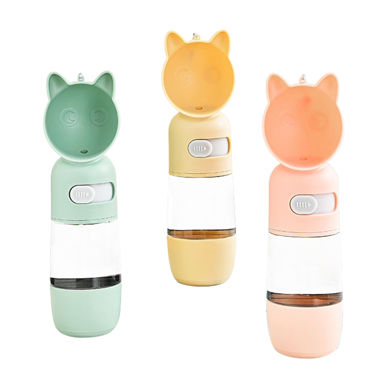 Botol minum air kucing anjing mudah alih kalis bocor